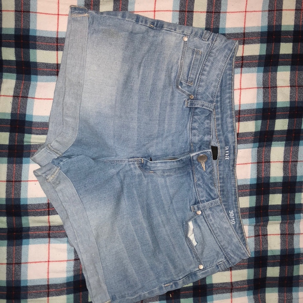 Denim shorts